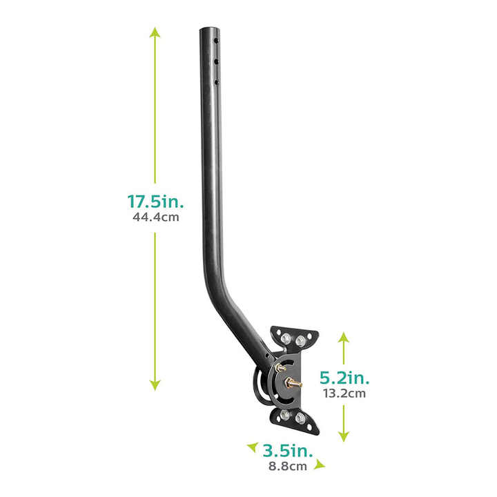 DYMACHINE Support de montage universel réglable pour antenne TV, supports en J en acier