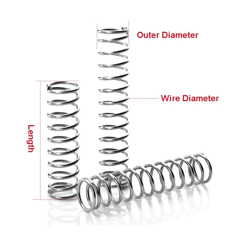 Ressorts de compression faits sur commande d'acier inoxydable petits ressorts coniques pour industriel