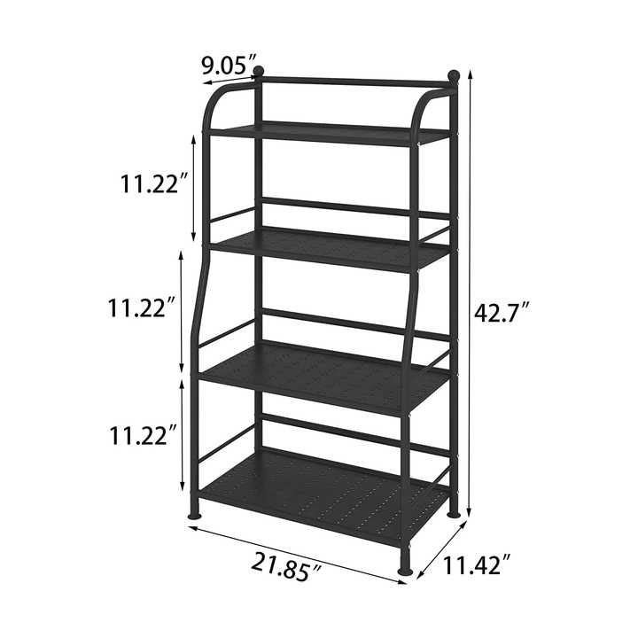 DYMACHINE Étagère de rangement en métal, étagère de rangement d'angle, support pour plantes d'intérieur 