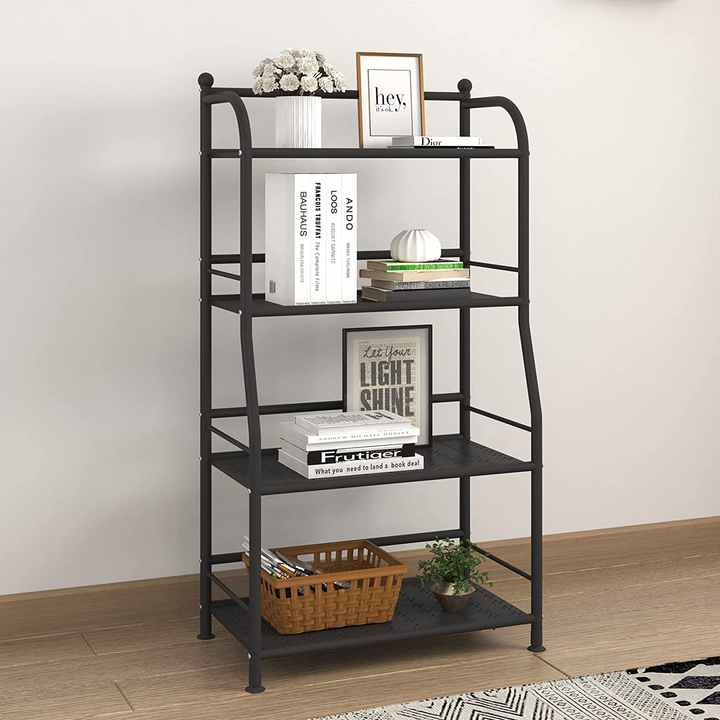 DYMACHINE Étagère de rangement en métal, étagère de rangement d'angle, support pour plantes d'intérieur 