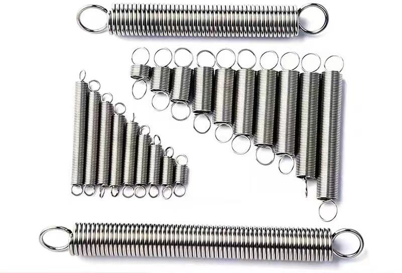 Ressorts d'extension personnalisés en usine, ressorts en acier inoxydable, petits ressorts hélicoïdaux avec une longue durée de vie